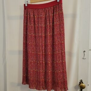 NWT Beyond Words - Pleaded midi skirt